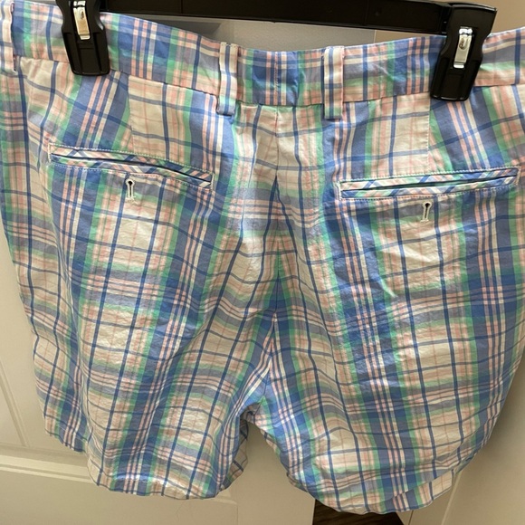 Men's vv vineyard vines breaker shorts, Plaid shorts by vv size 36 vineyard vine - Picture 5 of 7